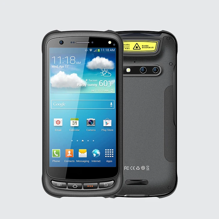 Промышленный прочный мобильный сборщик данных/терминал/КПК с 1D 2D лазерным считыванием и NFC-считывателем