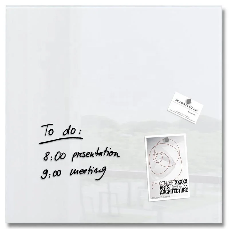 
Customized office magnetic glass whiteboard 