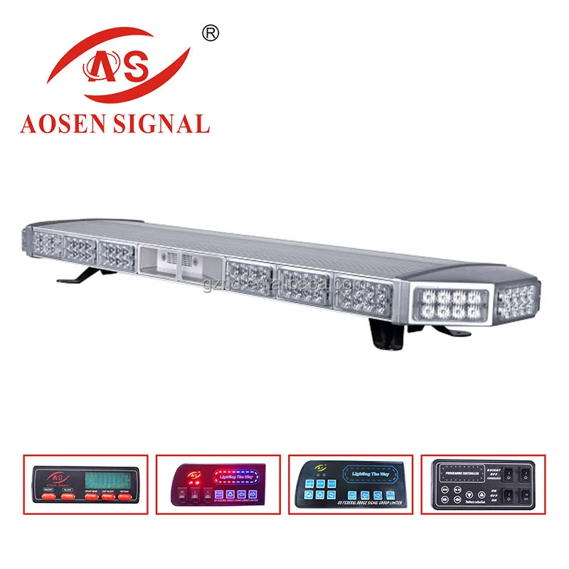 Полиция материалы Red Blue LED полиции светлая полоса аварийной мигает сирена динамик полиции света бар