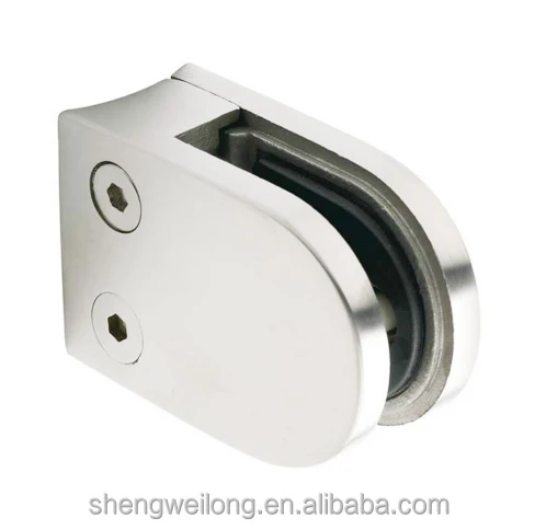 Tempered Glass Railing Stainless Steel Glass Clamps Corner Glass Clips