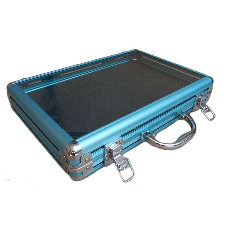 
Clear beauty women business acrylic aluminum briefcase 