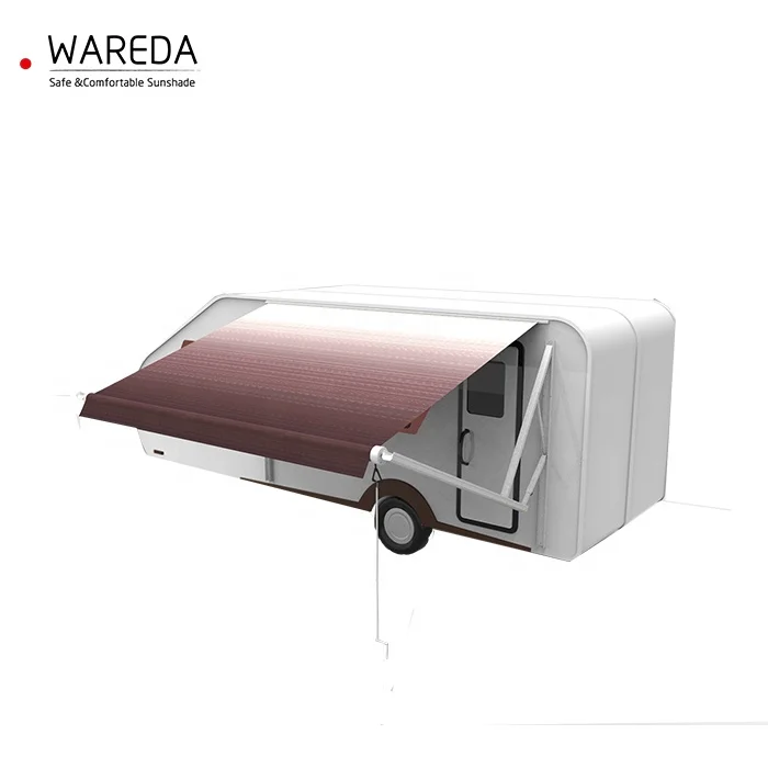 Motorized Caravan Awning for RV Trailer, Travel Trailer Awning