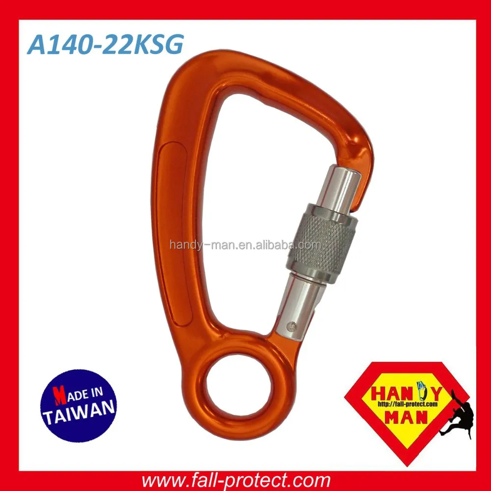 Forged Aluminum Captive Eye Triple Lock Snap Hook