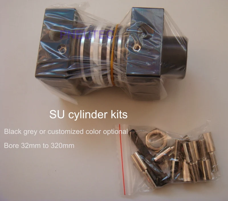 ISO6431 AIRTAC Standard bore 32mm 40mm 50mm 63mm 80mm 100mm SU Series with magnet covers end caps parts pneumatic cylinder kits