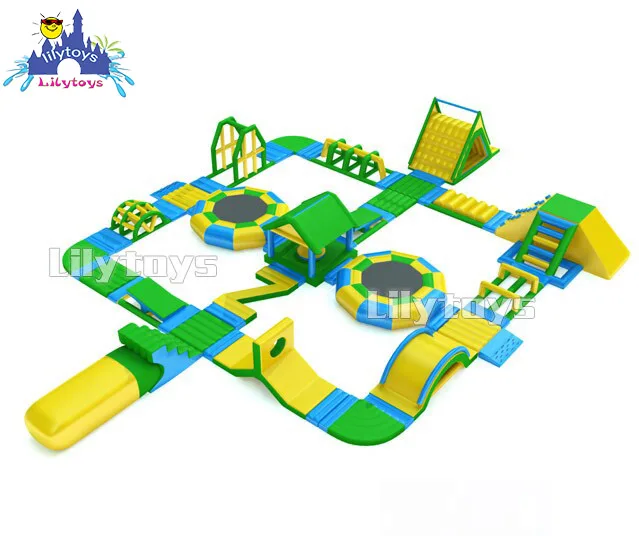 Игрушки-лилии интерактивные спортивные игры большой надувной аквапарк