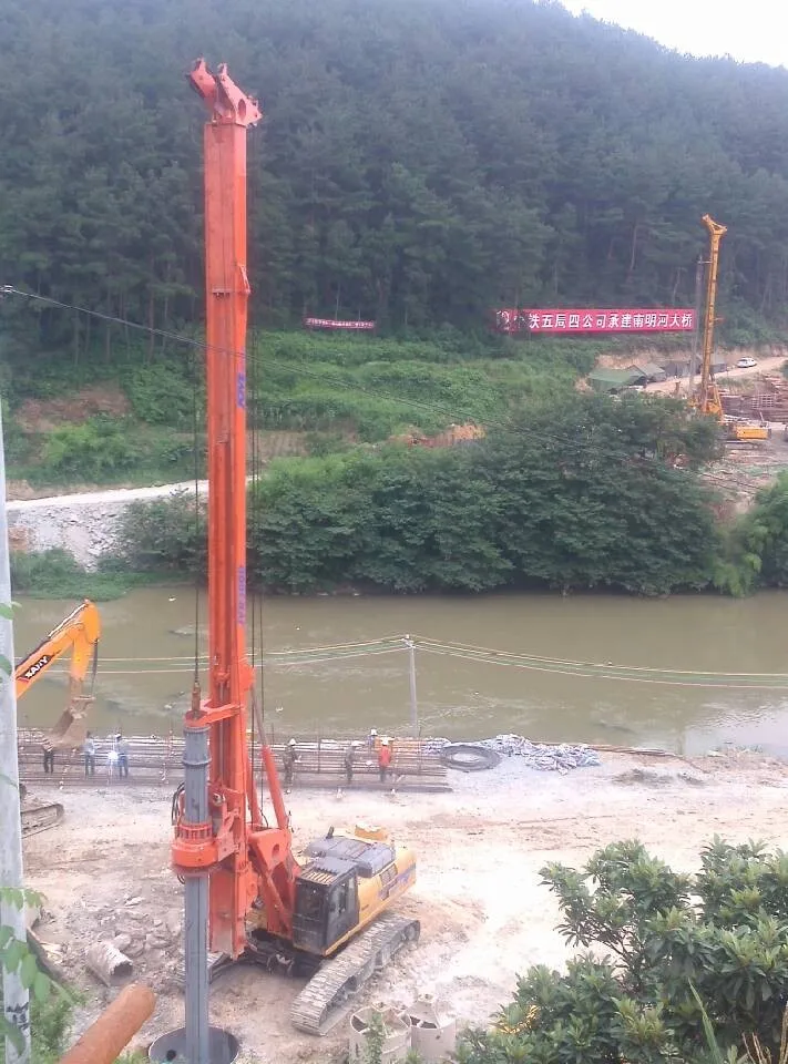 CHTC JOVE rotary drilling rigs for foundation piling