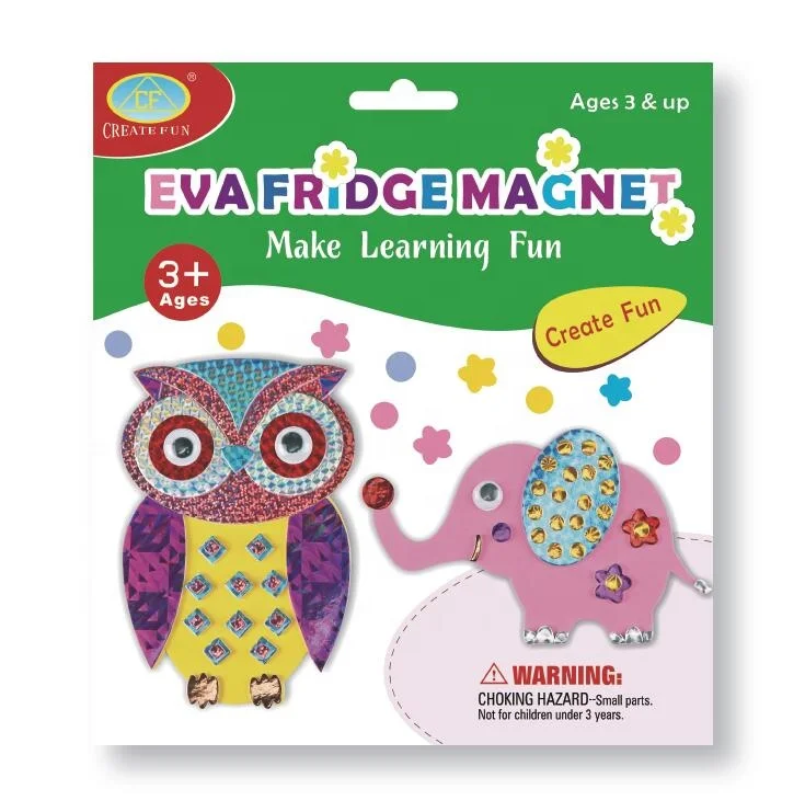 Professional manufacturer elephant and owl resin fridge magnet