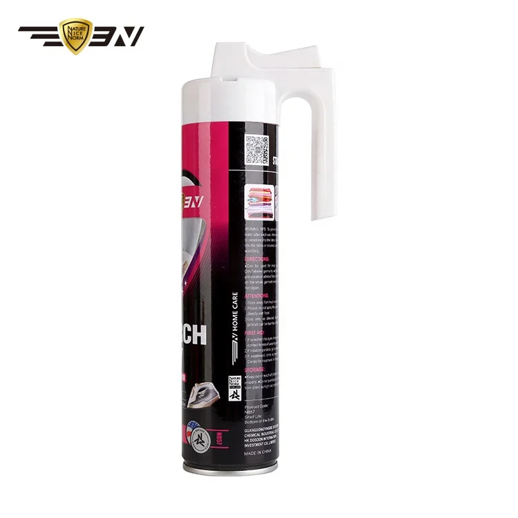Highlighting Easy Iron Spray Starch for Apparel, Fresh Scent Laundry Starch Spray for Fabric Clothing