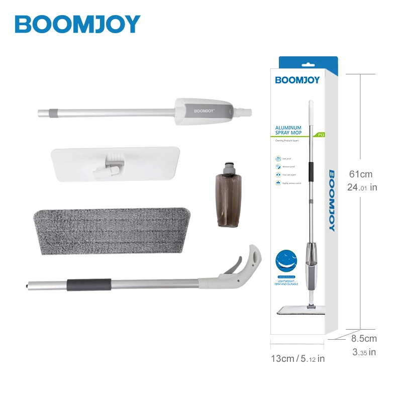 P13 Aluminum Handle Microfiber Pad Mop 360 Easy Smart Master Spray Mop Household Products