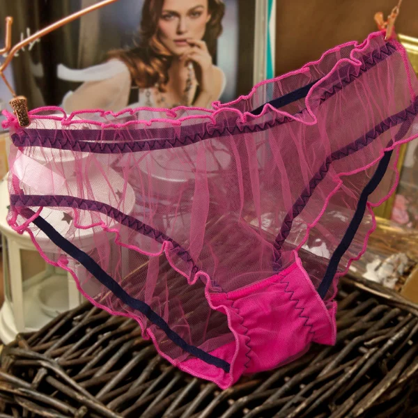 SP4072A Sexy Mesh Transparent New Women Triangle Panties