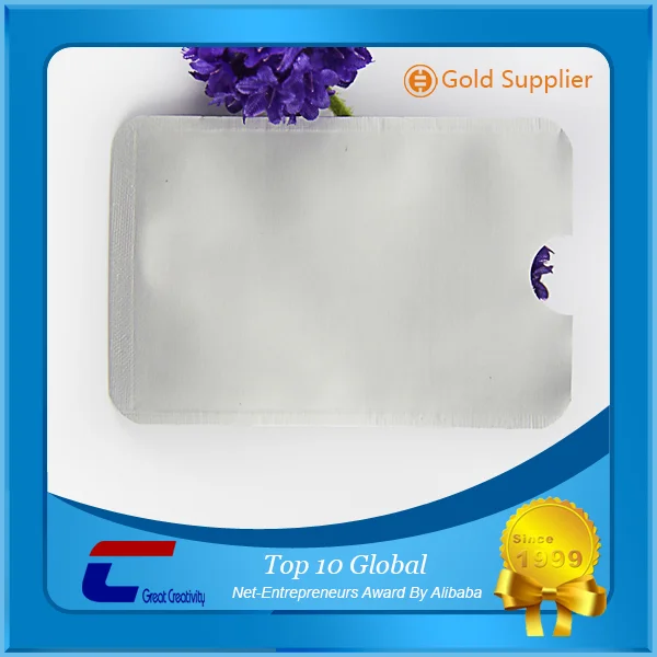 Contactless card protector rfid blocking money safe aluminum plastic credit card holder