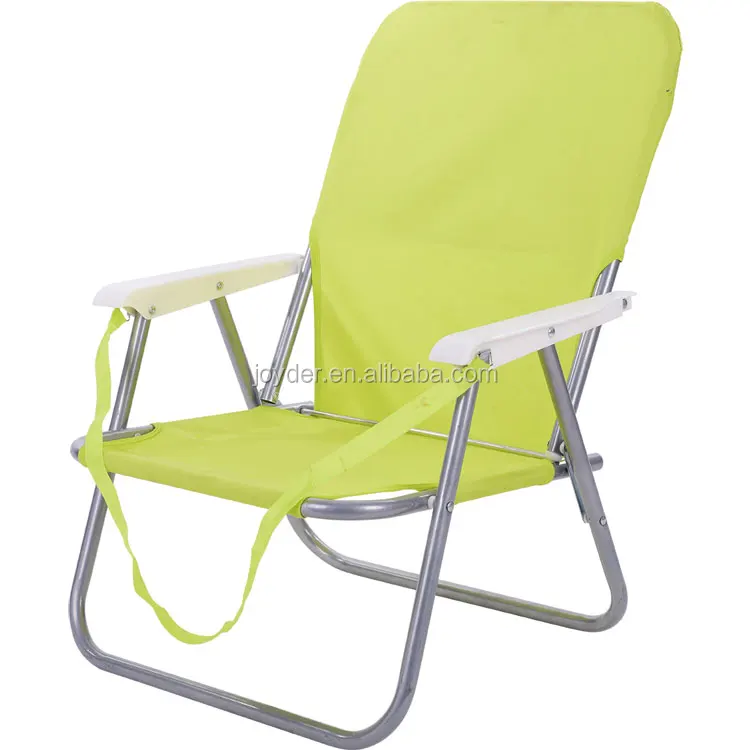 High quality metal beach chair /low seat folding beach chair with shoulder strap