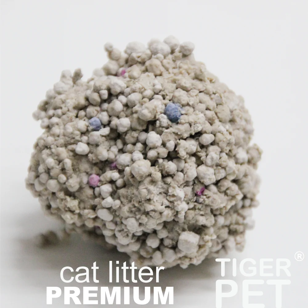 2024 Pet products Dust free super clumping pet sand Nature colored bentonite cat litter supplier