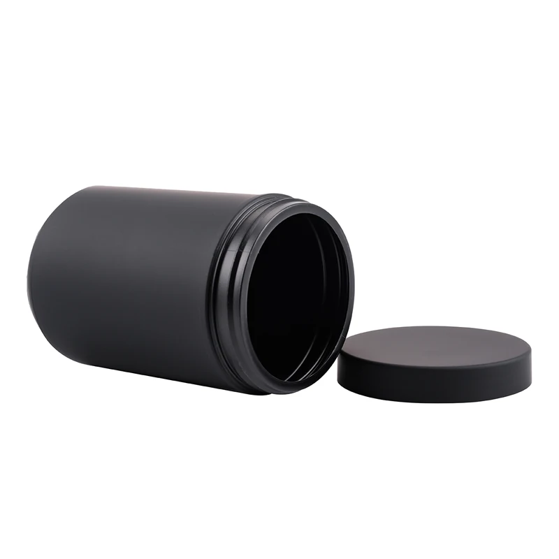 100ml 160cc Gold Matte Soft Touch Pill Capsule PET Bottle