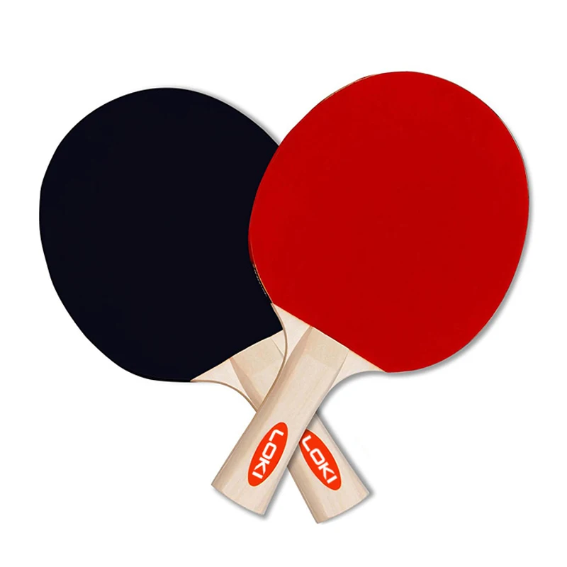 
LOKI Performance 4-player table tennis racket set table tennis paddle case with inverted rubber for increased balls control 