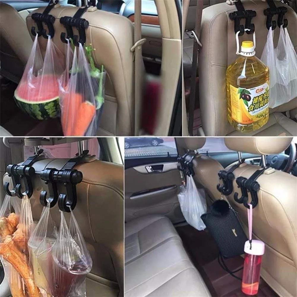 Multi-purpose Car Back Seat Headrest Hanger / Auto Car Seat Organizer Bag Hook Holder