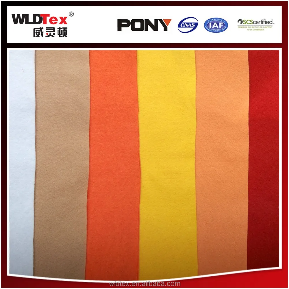 Fashion Puched Fabrics Soft Fabrics Needle Punched Felt Wholesale
