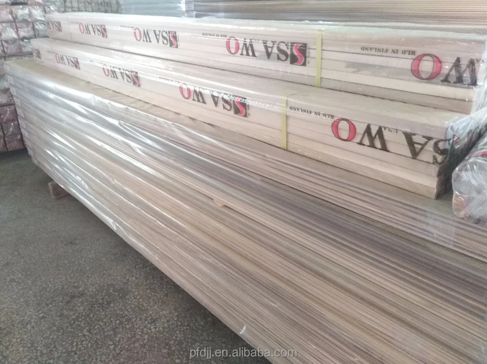 
timber wood red cedar Finland white hemlock Abachi wooden sauna room 