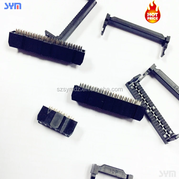 6 8 10 12 14 pin 2.54mm IDC wire-to-board female socket ribbon cable connector