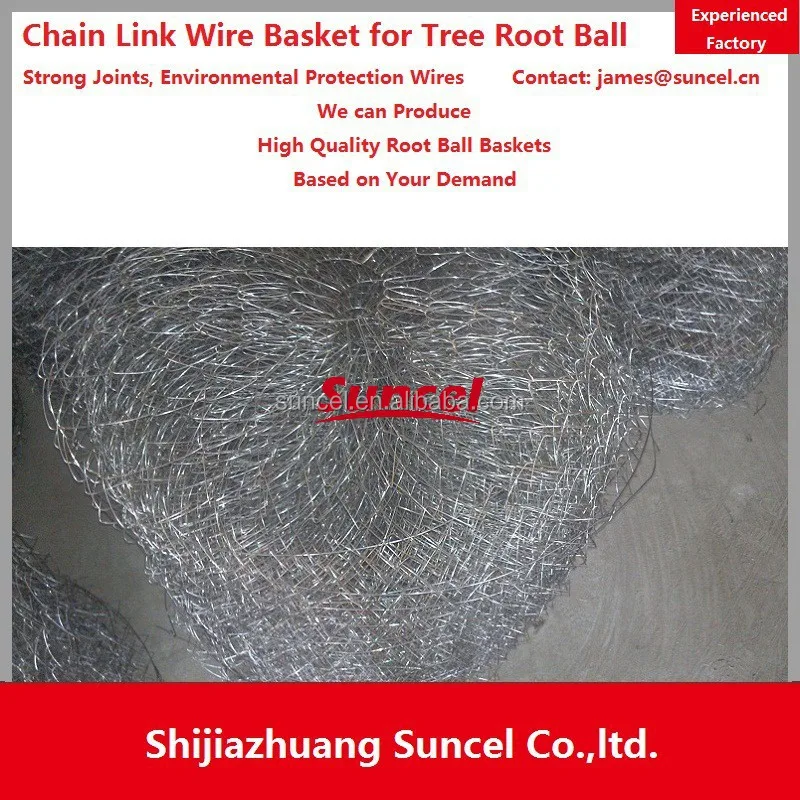 Suncel Tree Nursery Wire Mesh Basket for Root Ball