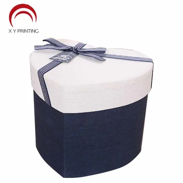 
Luxury Heart Shaped Packaging Custom Beautiful Wedding Gift Paper Boxes With Custom Printed Logo 