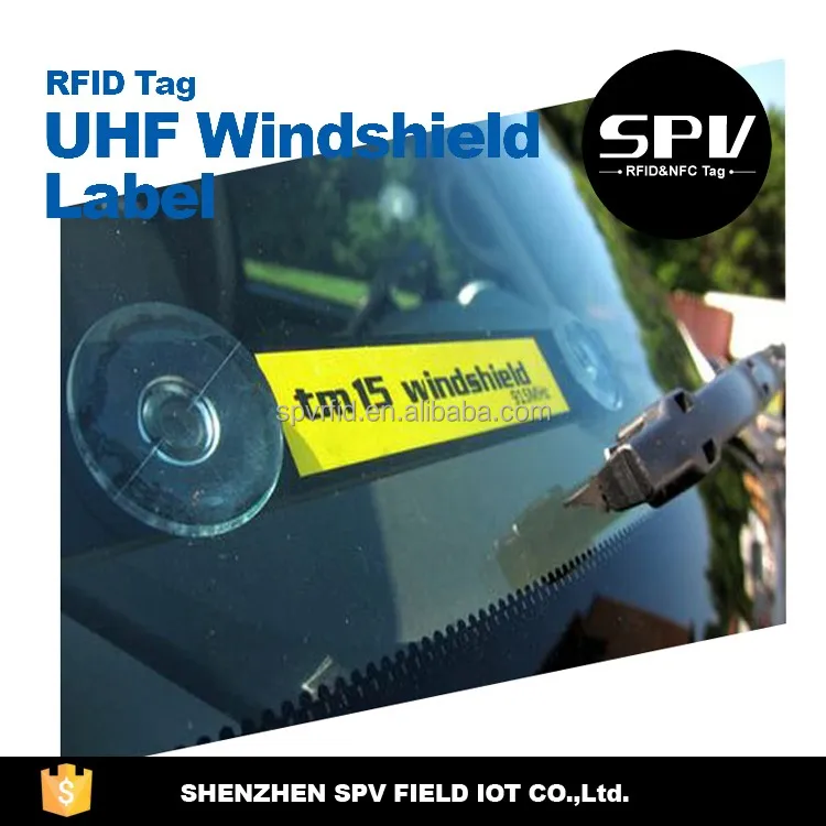 UHF RFID Лобового Стекла Тегов для Управления Транспортными Средствами