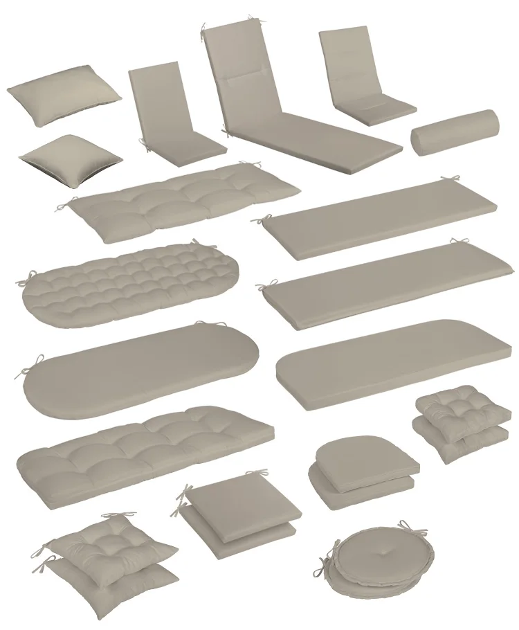 Outdoor and indoor bench cushion chair cushions