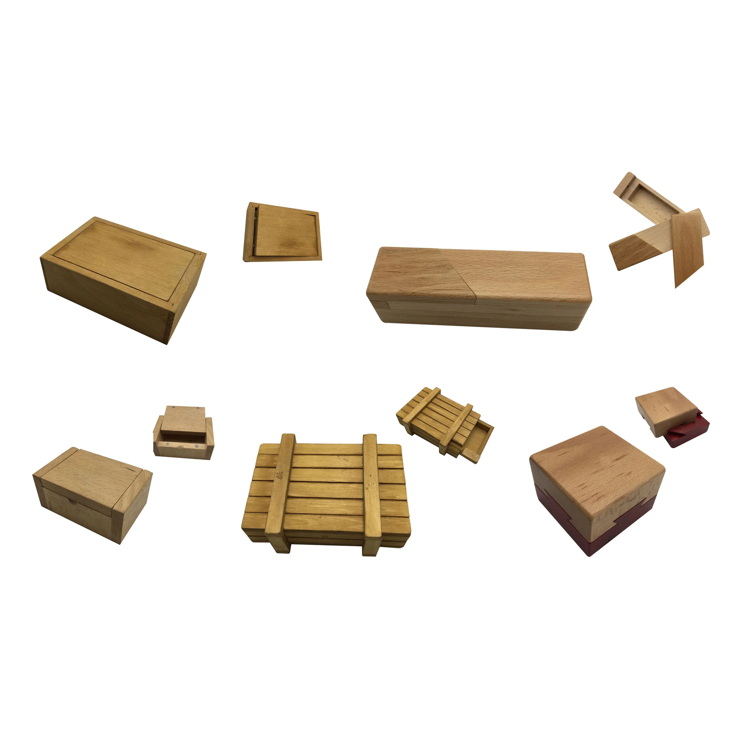 puzzle wooden secret box compartment hidden diamond gift surprise brain teaser