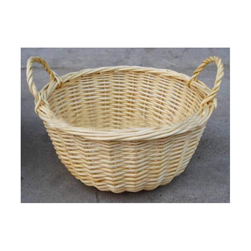 
Large round willow storage basket stacking storage baskets 