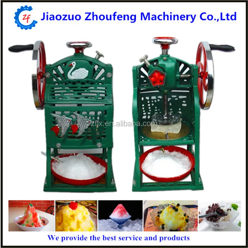 Manual ice shaving machine for drinks crushed ice machinery