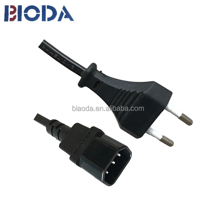 2pin Sale Flat Electric Power Extension Cord for Electric Grill