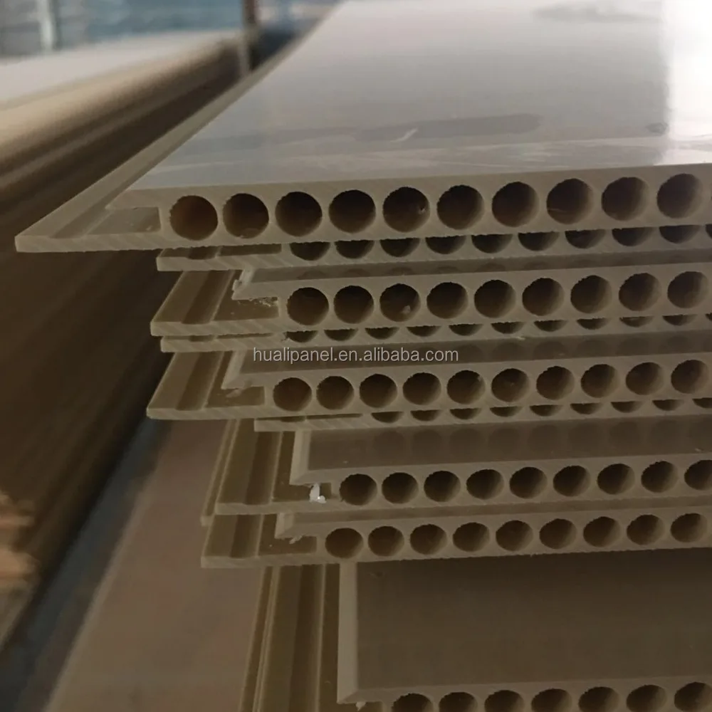 
Haining Huali High Strength PVC wall Panel Heavy PVC stone Panel 