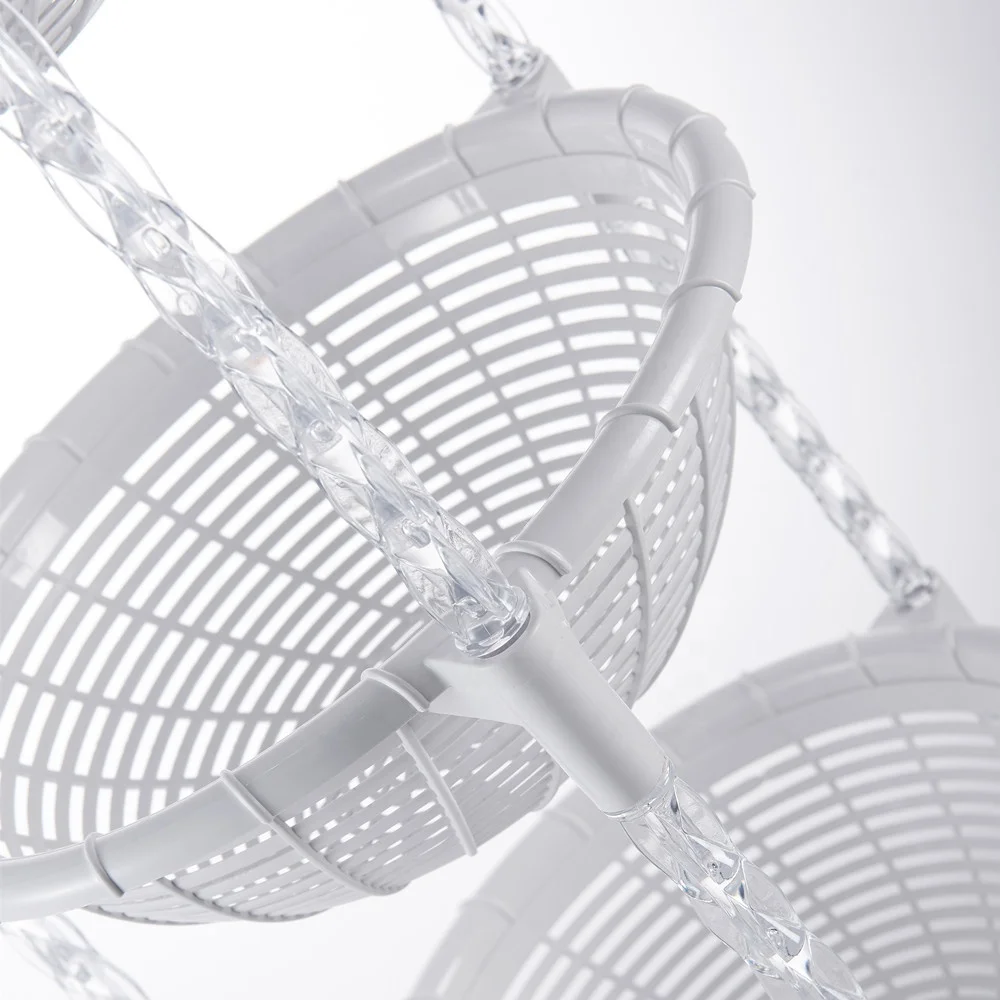 Kitchen Storage Rack Four Fruit Basket 4 Tier Plastic Shelf