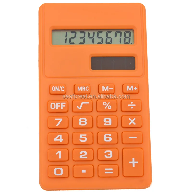 cheap promotional solar power 8 digit mini pocket citizen scientific calculator