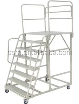 Rh-lt03 metal step ladders, climbing ladder trolley