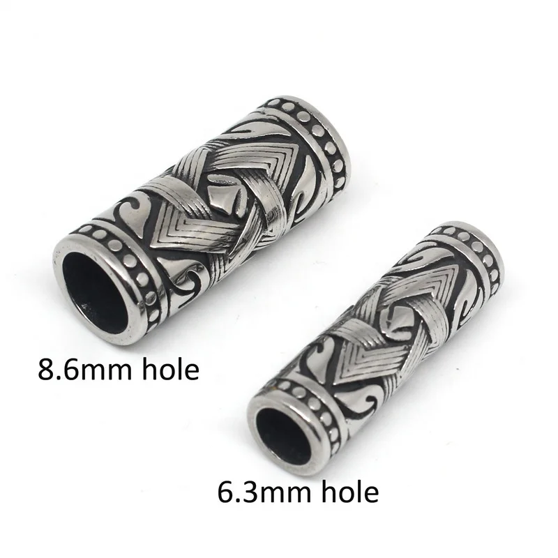 Wholesale Stainless Steel metal tube spacer bead jewelry finding