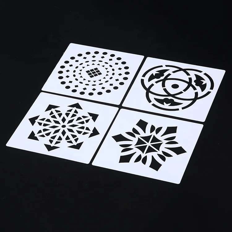 
Scrapbooking plastic painting drawing stencil designing set 