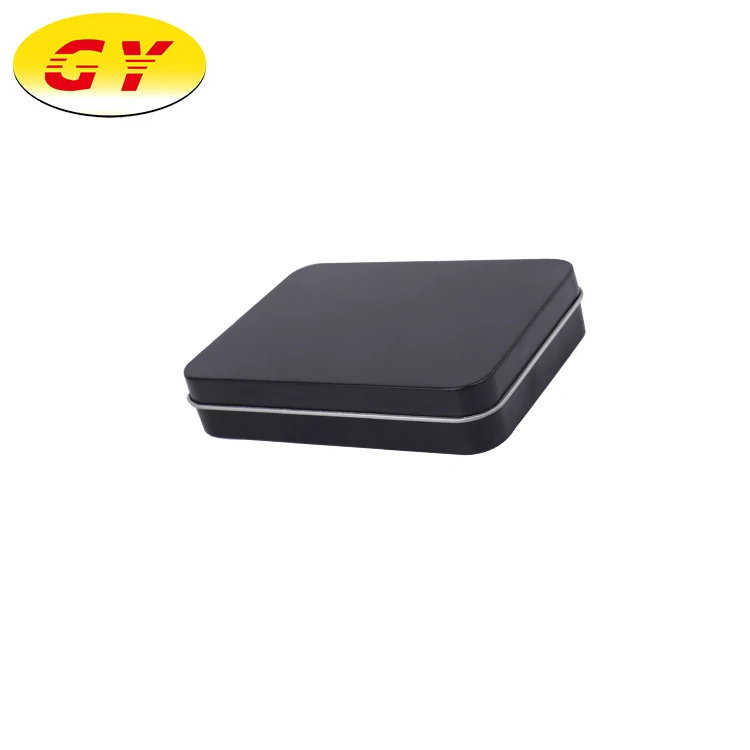 Wholesale container packaging custom metal rectangle tin can