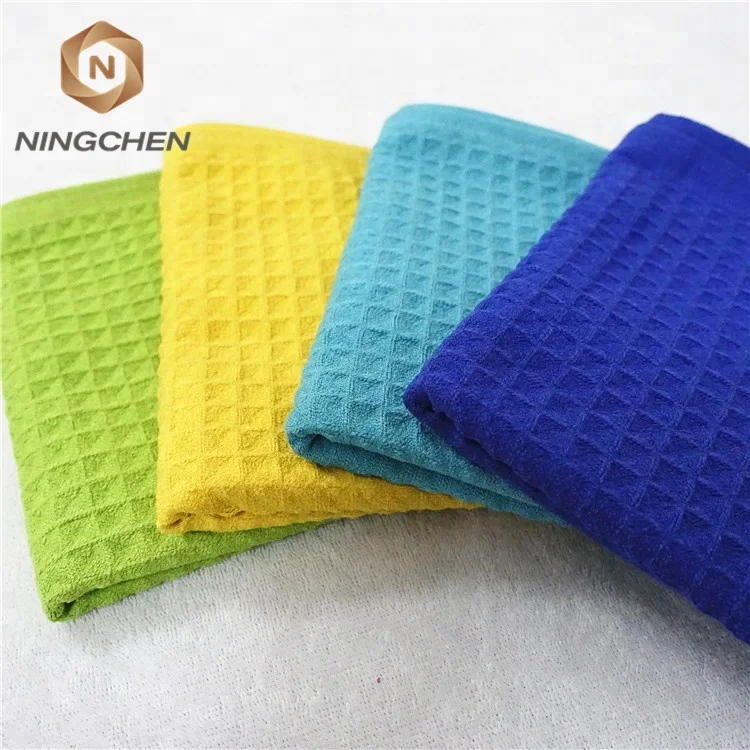 
car cleaning/wash 80 polyester 20 polyamide USA Micro fiber Cloth Manufacturers Car Wash Nano Fiber Cleaning Magic Clay Waffle 