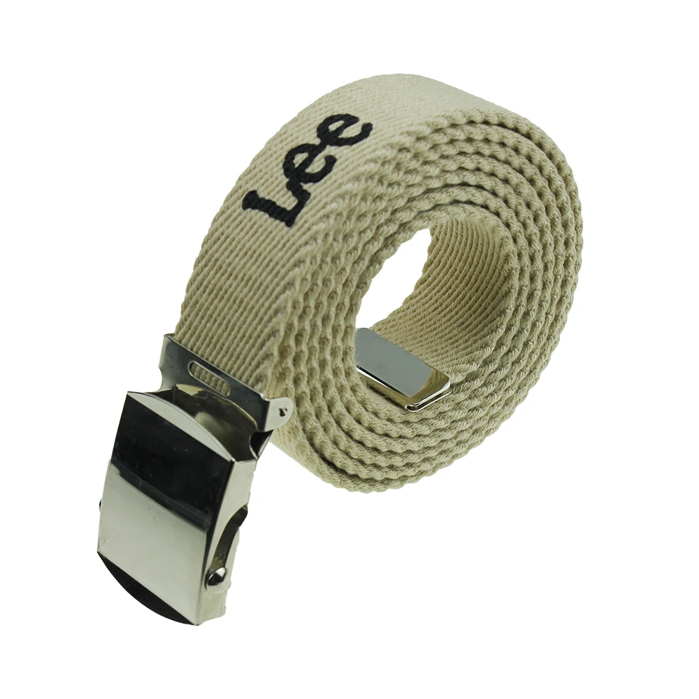 
Metal Beer Bottle Opener Buckle Cotton Canvas Belt for Promotion Gift 