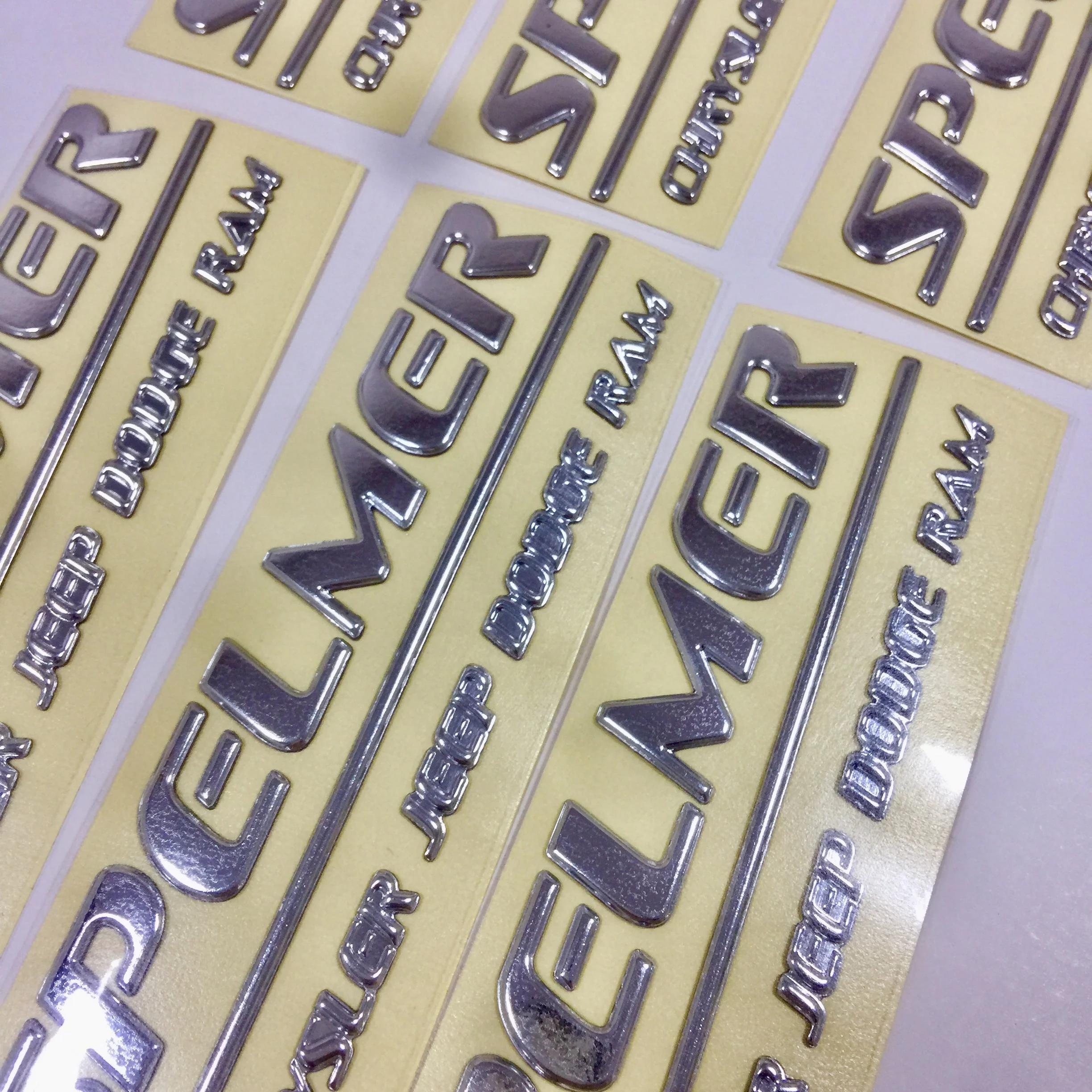 Customized high quality  brand name logo  3D Soft PVC sticker label