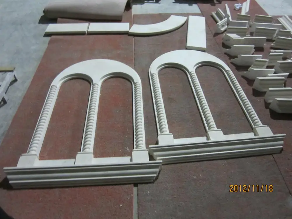 Beautiful stone marble granite window frame