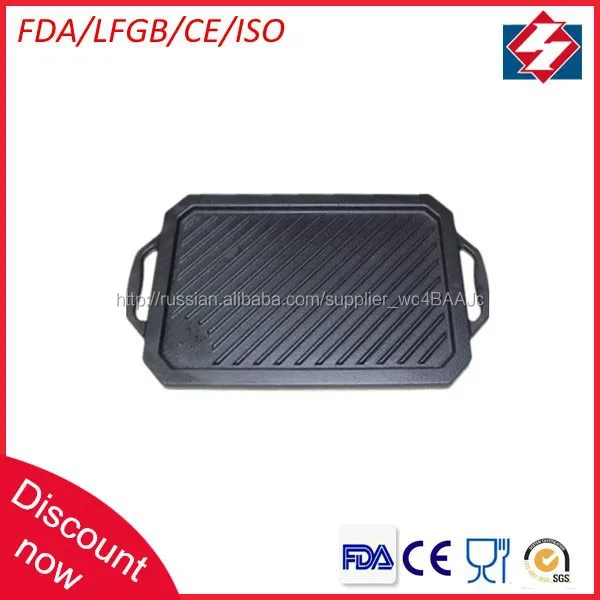 Прямоугольные чугуна грили-барбекю