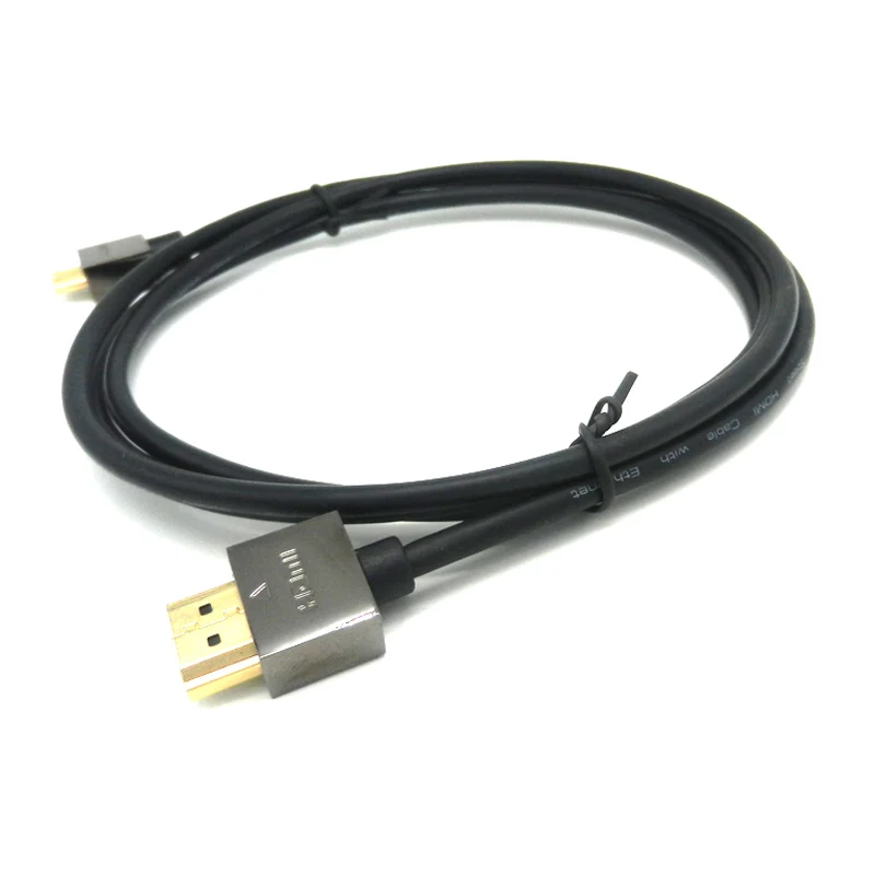 Ultra Slim Flexible 10ft HDMI cable with Full HDMI 2.0b Specification Support 3D 4K for DVD Bru-ray Players