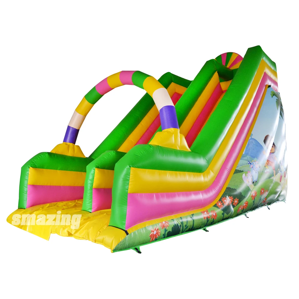 fun inflatable  dry slide giant inflatable  slide for adult