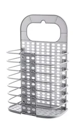 New Trending on Amazon Hot-selling Cheap Portable Storage Basket Folding Laundry Basket for small apartment