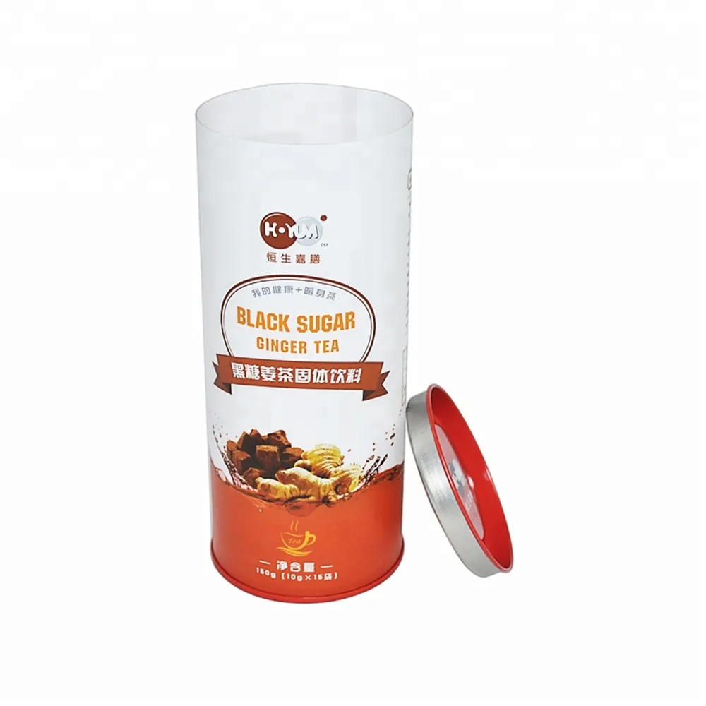 Customized plastic cylindrical containers for protein powder/food