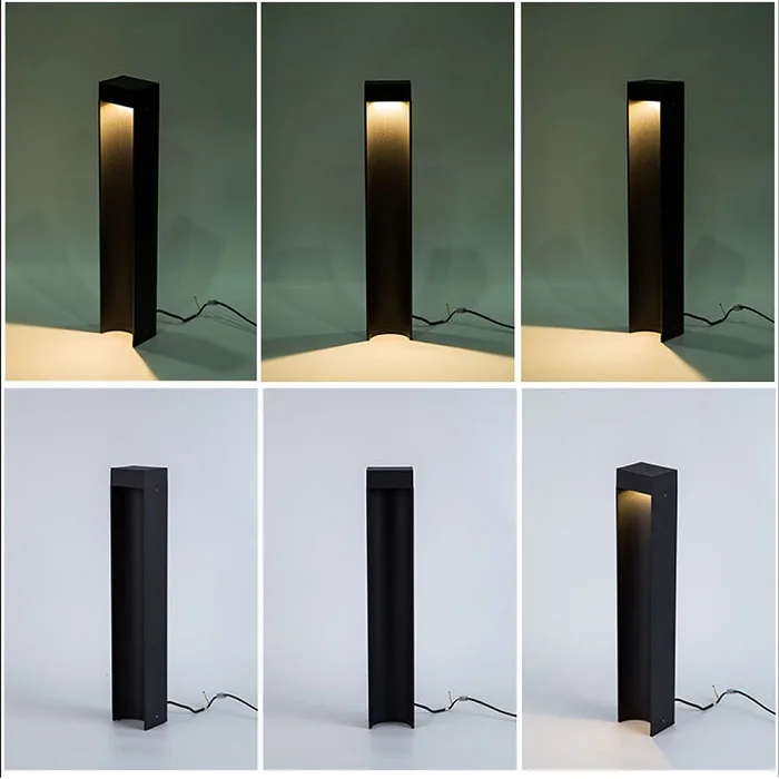 Wholesale Price Garden Application Aluminum Housing  IP65 5W COB LED Outdoor Bollard Lights Fixture