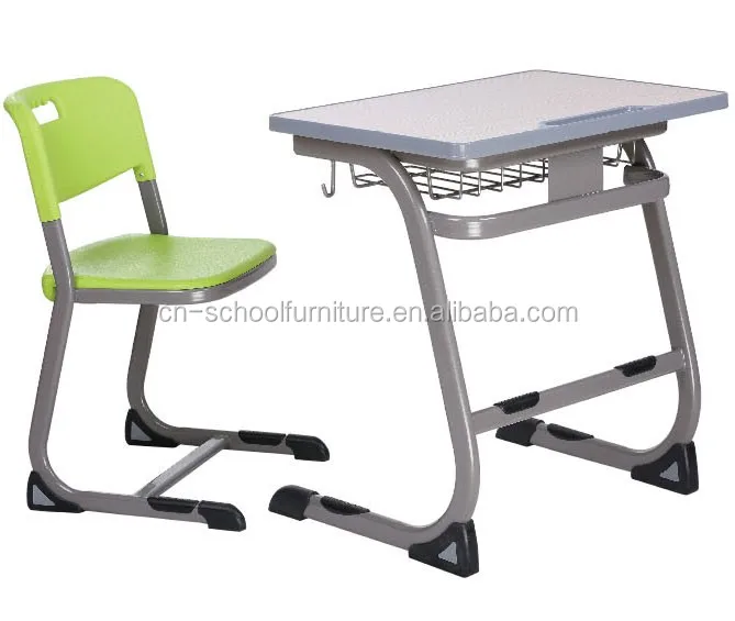 Modern Design College Single Student Table and Chair