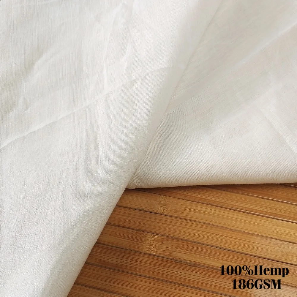 
Wholesale 100% Hemp Fabric In Stocks For Garment And Shirt 